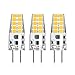 Bonlux 3W Bi-Pin Sockel G6.35 / GY6.35 Sockel JC Typ AC/DC 12V 3000K Warmweiß 2-Stifte Ersatz für JCD LED Halogen Glühbirne (3-Pack)