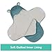 GUND Baby Oh So Snuggly Hippo Blanket Wrap, Plush Hooded Baby Blanket Wrap for Newborns, Blue/Cream, 26”
