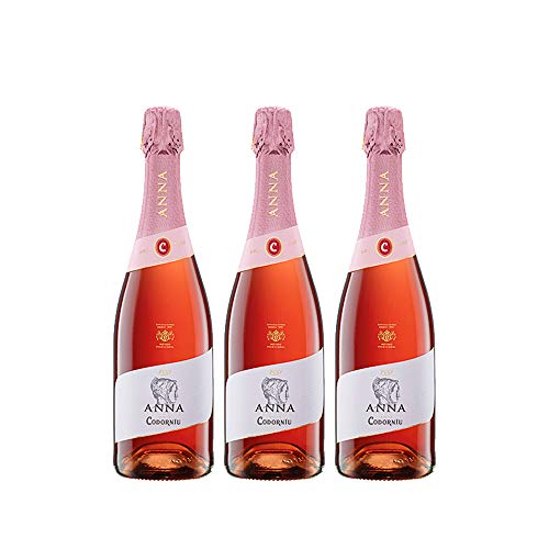 Codorníu | Anna de Codorníu Rosé |Cava Brut Rosado | Medalla de Oro Tasting.com - 2016 | Caja de 3 botellas de 75 cl