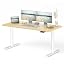 White Frame+oak Desktop