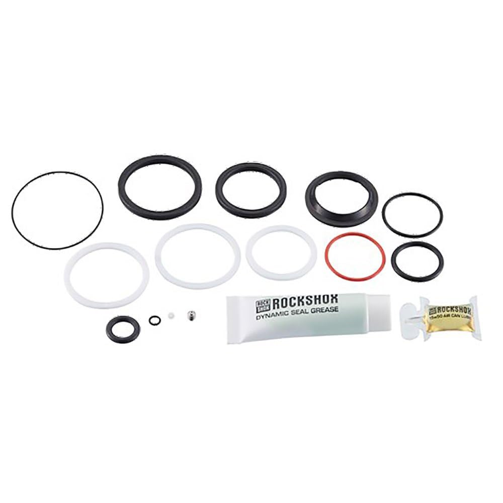 RockShox Service - 200 Hour/1 Year Service Kit (Includes Sealhead Seals, Piston Seal, Glide Rings, Ifp Seals, Remote Spares, Grease) - Super Deluxe Coil Remote (2018+): Black