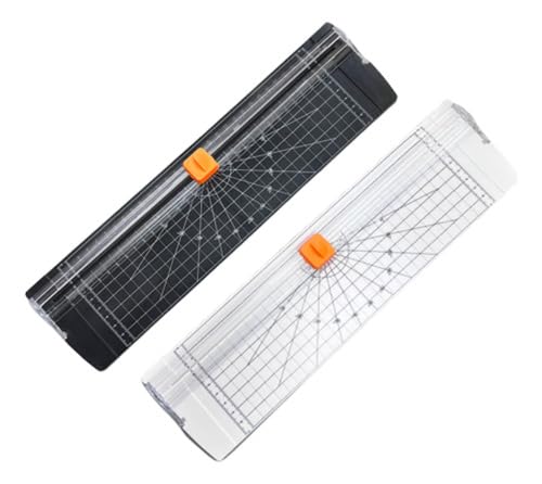 Guilhotina Cortador Papel A4 Refiladora Portátil Corte Vinco (Branco)