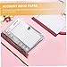 STOBOK 1set Portable Budget Decorative Cards Organizer Zipper Pockets Budget Inserts for Daily Money Tracking and Household Planning
