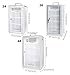 Cell Phone Locker, Cell Phone Locker Cabinet, Wall Mounted Phone Boxes, for School, Exam, Work(48)