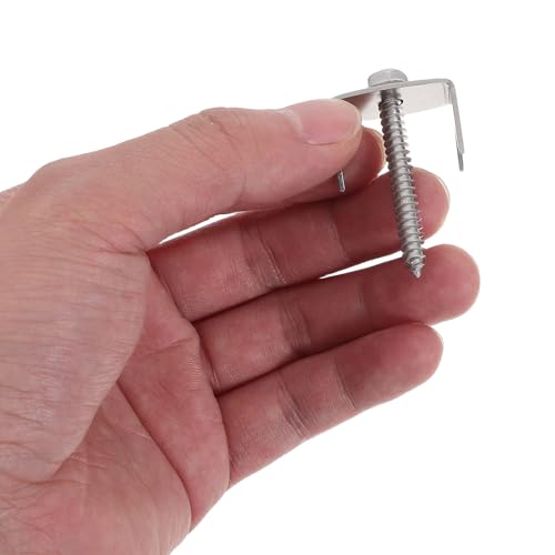 Clavos para madera blanda en huertos Homoyoyo fijación de mallas con 4 puntas de plata 5