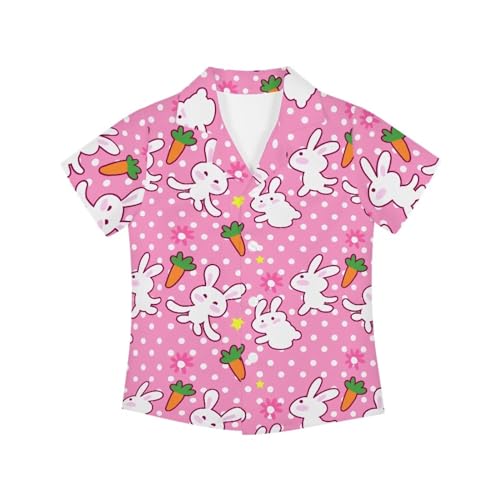 SYtrade Kids Print Hawaiian Shirts Button Down Short Sleeve Cute Summer Beach Aloha Shirt