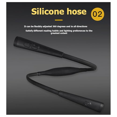 Lámpara de lectura con protección ocular y brazo suave de ángulo ajustable 6