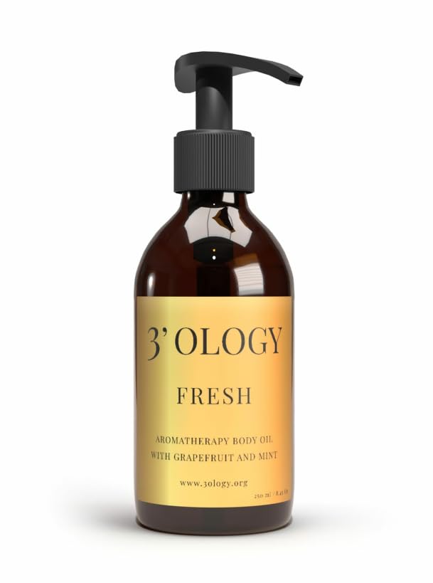 3'OLOGY Aromatherapy Body Oil With Grapefruit And Mint, 250 ml