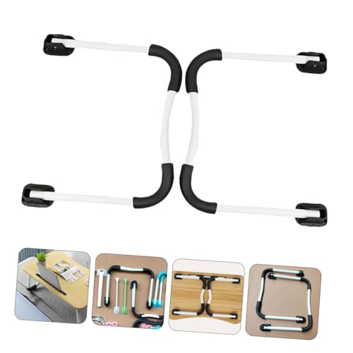 Pieds de table pliants en fer design arrondi lot de 2 - 3