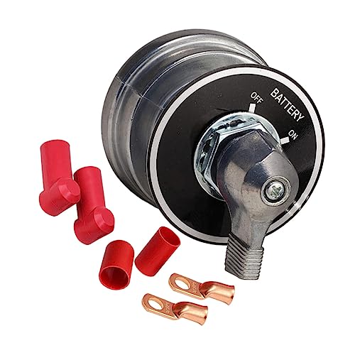 ABOOFAN High Disconnect Battery Isolator 300a Power Cut-Off Ignition Kill Switch for Trucks Boats Atvs Quality Safe and Easy to Install
