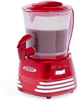 Nostalgia Retro Frother and Hot Chocolate Maker and Dispenser, 32...