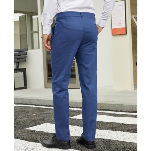 Mens Fashion Slim Fit Dress Pants Classic Casual Business Dress Pants Formal Pants for Men4