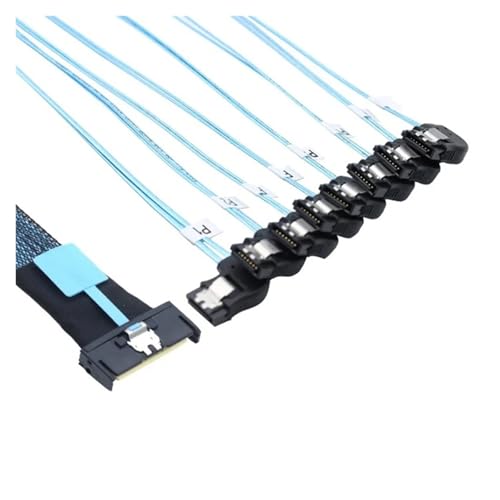 Adaptador MCIO 74P 8X 8I SFF-8654 PCI-E Ultraport Slimline 5.0 a SATA 7P 0.8M