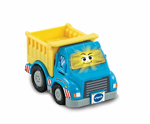 VTech Toot-Toot Drivers Dumper Truck, Toy Car for 1 Year Old, Pretend Play with Lights & Sounds