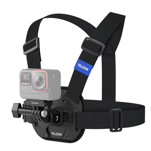 Daconovo スポーツカメラ チェストマウントハーネス クイックリリース チェストストラップ 交換用 For GoPro Hero 12/11/10/9 For DJI OSMO Action For Insta360 X4/X3 アクションカメラアク