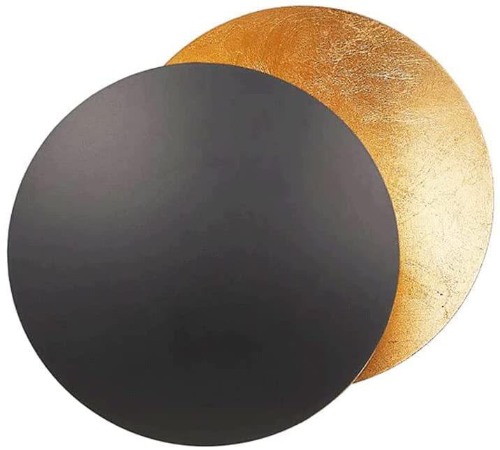Applique murale salon et chambre éclairage éclipse scandinave en or