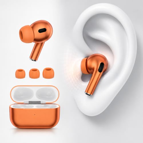 Image of J17 Fighter True Wireless Bluetooth Earbuds with HD Microphones, Touch Control, Deep Bass Stereo Sound, Fast Pairing, Charging Case, Sweat Resistant TWS Earphones for Android & iOS (Rose Gold)