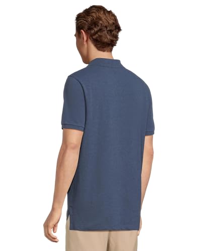 Image of U.S. POLO ASSN. Men Cotton Regular Fit Solid Polo With Small Pony | Two-Button Closure Pique Polo Shirt, Summer Fashion Golf Shirt