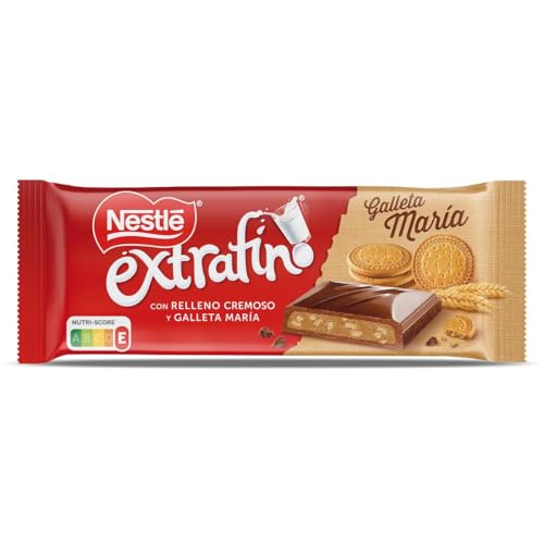 NESTLE EXTRAFINO tableta chocolate con leche y galleta Maria 83 g