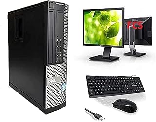 Optiplex Dell Intel i7-2600 Quad Core 16GB RAM 256GB SSD + 1TB HDD WiFi Windows 10 Desktop PC 22 FCS Computer Bundle (Renewed) (Renewed)
