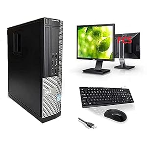 Optiplex Dell Intel i7-2600 Quad Core 16GB RAM 256GB SSD + 1TB HDD WiFi Windows 10 Desktop PC 22 FCS Computer Bundle…