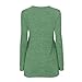 FlekmanArt Sweaters for Womens Winter Long Sleeve V Neck Shirts Casual Loose Fall Fashion Pullover Clothes Solid Blouses