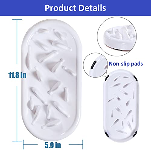 Upgraded Slow Feeder Cat Bowls, Fun Pet Feeder Bowl Stopper,Interactive Bloat Stop Cat Feeder,Durable And Prevents Obesity Improves Digestion Pet Bowl #TOP1