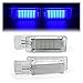 LIULIANG MeiKeL LED Footwell Lumière Bagage Lampes Boîte À Bagages Lampes for Siège Ateca Alhambra Skoda Superbe Rapid VW Passat B6 B7 Golf 5 6 Caddy (Emitting Color : Charm Blue)