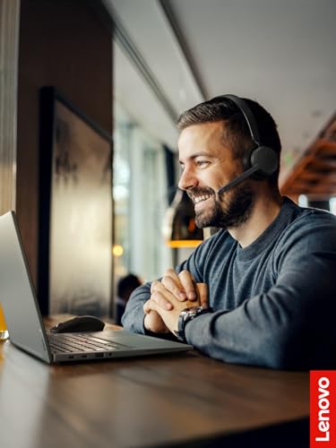 Lenovo Wireless Stereo Headset, Noise Cancelling Mic, Bluetooth 5.3 Multipoint, 31-Hour Talk & 60-Hour Playback, Lightweight 138g, Replaceable Earcups Over-Ear Comfort, Gaming, Office, & PC Use - image 7