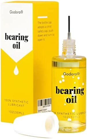 Godora Premium 1 Ounce Skateboard Bearing Lubricant | Bearing Oil, High Grade Skate Bearing Lubricant, Super Smooth Bearing Lube for Skateboards, Longboards, Scooters and Roller Skates