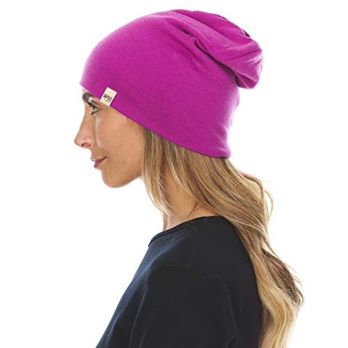 Image of 100% Merino Wool Ridge Cuff Beanie - Unisex Warm Winter Hat