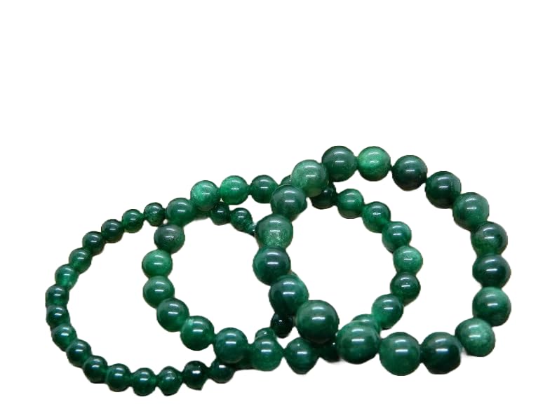 Bracelet perles fuchsite naturelle 6 8 10mm élastique LKBEADS pour homme femme