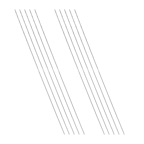 RUNROTOO 10Pcs Carbon Fiber Wing Spar Pole - RC Plane Wing Spar Rod - High Strength Structural Carbon Fiber Rod - Glider Craft Repair Supplies 1.64Ft x 0.08"