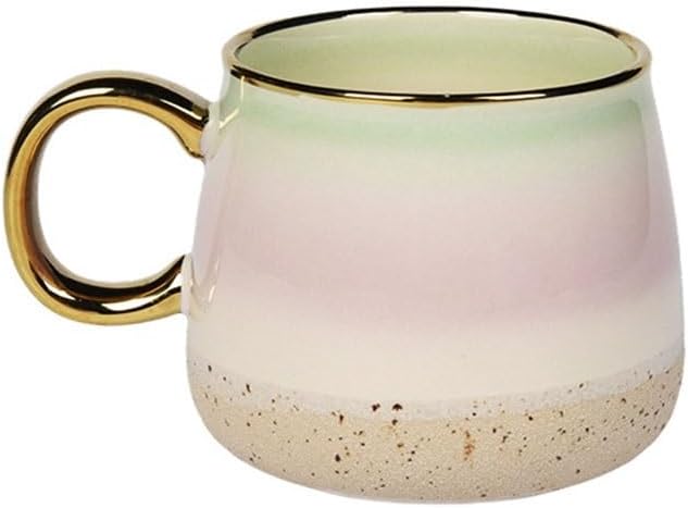Gradient Colour Ceramic Cup Home Use Office Dining Room Breakfast Coffee Beverage Cups