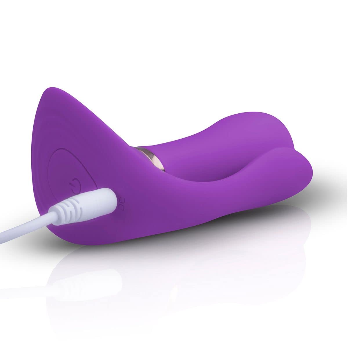 Teazers Purple Pleaser Vibrador - Vibrador de Triple Sexo para Vagina, ano y Clítoris con Estimulador del punto G (Púrpura)- Vibrador de Control Remoto Recargable 3 en 1 con Batería - Morado