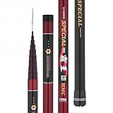 【Poignée monobloc】Les cannes à pêche offrent une prise confortable et antidérapante for de longues heures de pêche.