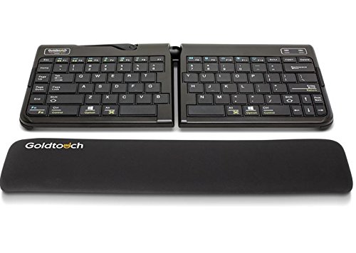 Goldtouch Gt8-0017 Gel-Filled Slimline Wrist Rest (Black) #TOP1