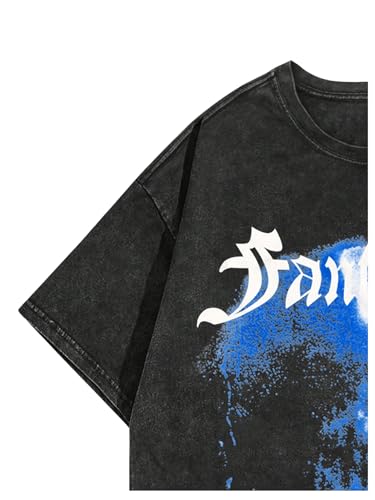 SOLY HUX Men's Letter Print Graphic T Shirt Short Sleeve Round Neck Summer Tee Tops3