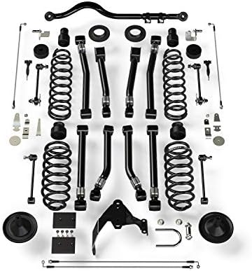 JKU 4-Door 4” Lift Suspension System w/ 8 Alpine Flexarms & Track...