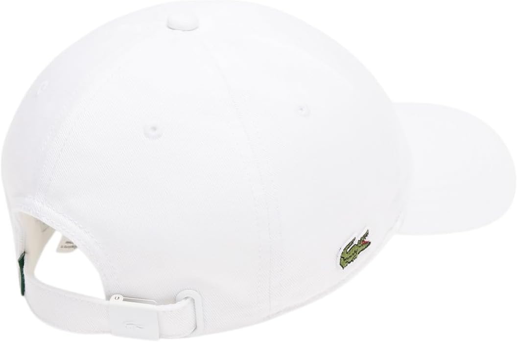 Lacoste Unisex-Adult Organic Side Logo Cotton Twill Cap - Image 3