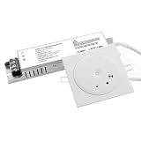Luminaria LED de emergencia de alta calidad con diseño minimalista. Para empotrar en techo, de pequeño tamaño redondo o cuadrado (incuye marco). Más de 180 minutos de autonomía con su batería recargable de Ni-mH. Luz para señalización de salidas, puertas, ascensores, zonas de paso o comunes