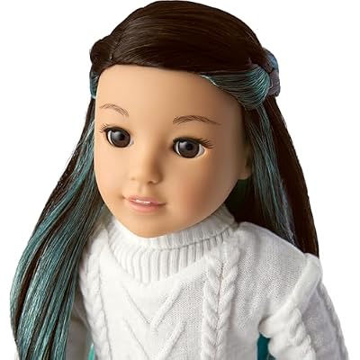 American Girl Corinne Tan Girl of the Year 2022 18-inch Doll and Book with Sweater, Leggings, and Boots, For Ages 8+