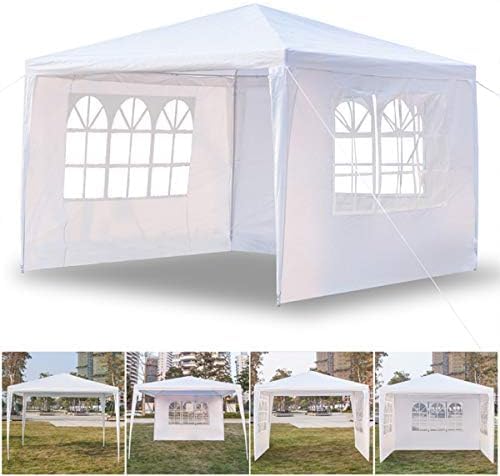 La Mejor Recopilación de Toldos los preferidos por los clientes. 50 EEGVUY Toldo Carpa con Paredes 3x3M, Carpa para Fiestas Eventos Armable, Impermeable Toldo on Paredes Laterales Ventanas para Jardín, Campismo y Eventos