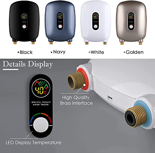 Chauffe-eau instantané à écoulement libre avec commande par bouton rotatif - 5