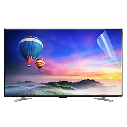 PZOFERLIN Clamp Frame BTV Bildschirmschutz TV-Bildschirmschu 55 Zoll AntiGlare s-AntiBlue Light Augenschutzfolie, mattierter Fernsehfilter, Keine Blasen, einfach anzubringen(55in1221x689mm)
