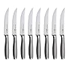 Messermeister-Avanta-5-Fine-Edge-Steak-Knife-Set-Pack-of-2-German-X50-Stainless-Steel-Rust-Resistant-Easy-to-Maintain-8-Steak-Knives-Total Messermeister Avanta 5” Fine Edge Steak Knife Set - Pack of 2 - German X50 Stainless Steel - Rust Resistant & Easy to Maintain - 8 Steak Knives Total