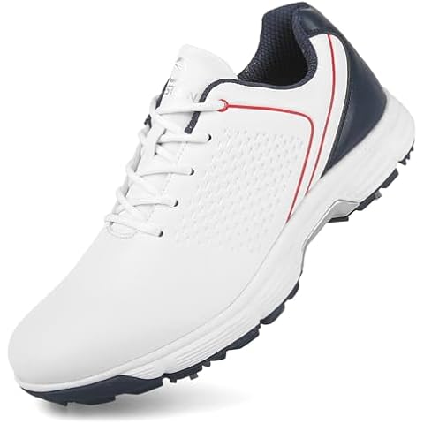 NGARY Waterproof Golf Shoes for Men Cover