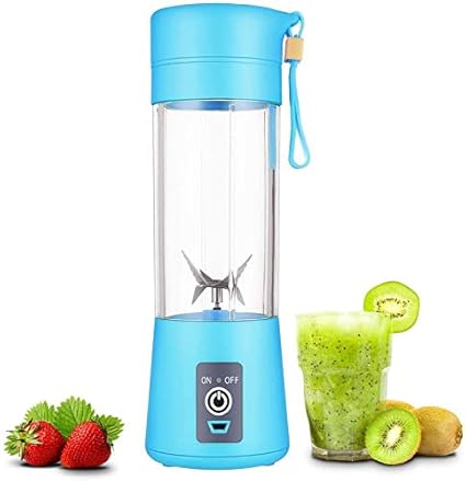 Generic Electric USB Juice Maker with 6 Blades, Juicer Bottle Blender Grinder Mixer,6 Blades Rechargeable Bottle
