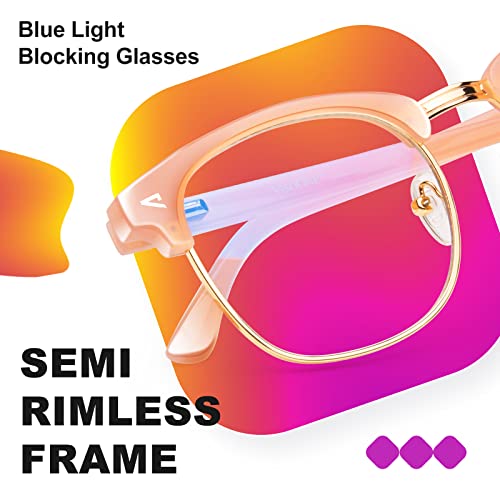 Image of VISOONE Lightweight Blue Light Blocking Glasses Square with Anti Computer Glare for Gaming Men and Women MONTANA