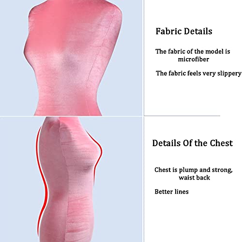 Rt-Osxe Mannequin Sewing Dress Forms & Mannequins, Adjustable Mannequin Stand Realistic For Sewing Dressmakers Dress Jewelry Display, 7 Colours (Color : Orange) #TOP3